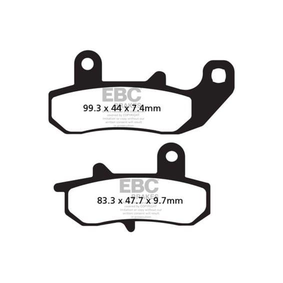 Organic brake pads