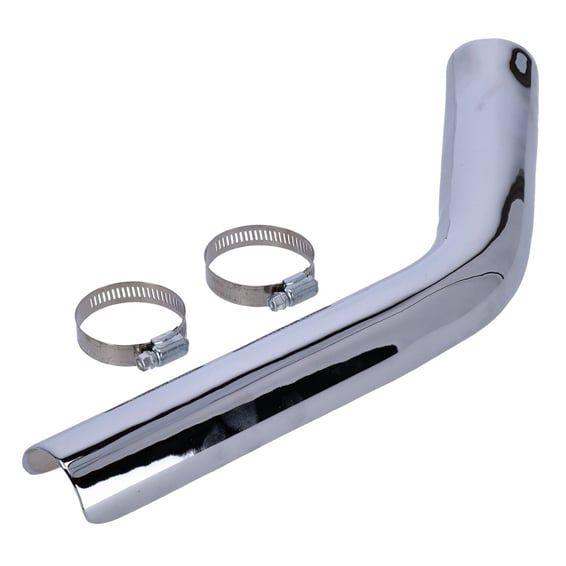 Heatshield rear. Chrome