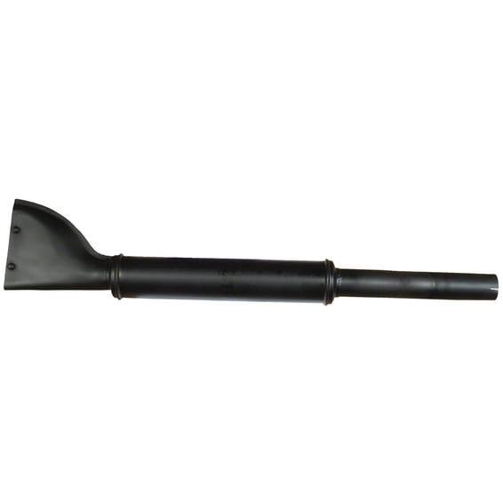 WLA, WLC Fishtail muffler, military. Black