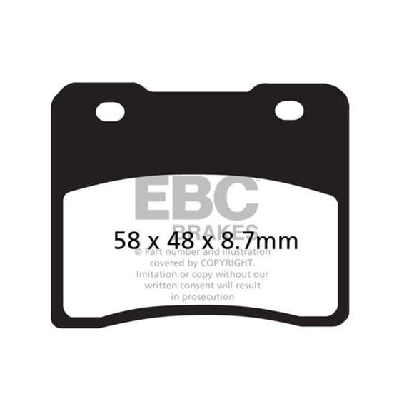 Organic brake pads