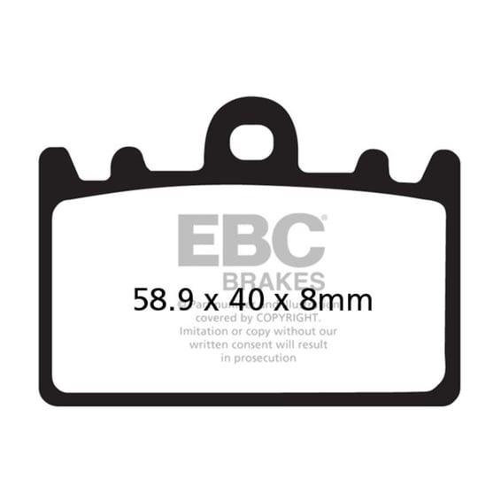 Organic brake pads