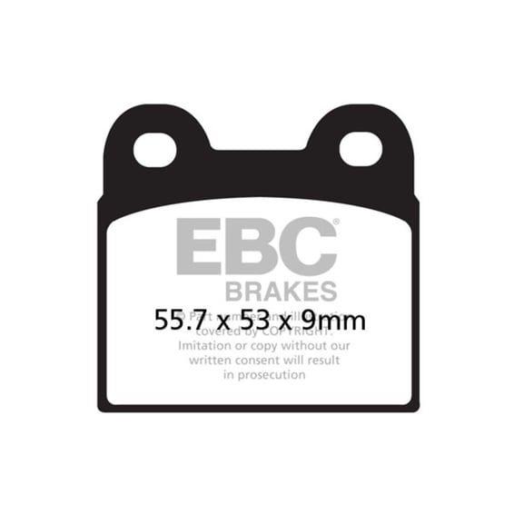 Organic brake pads