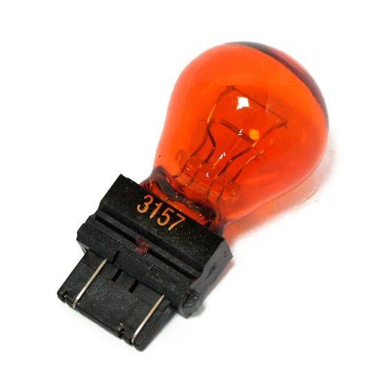 Wedge turn signal bulb #3157 base. Amber light