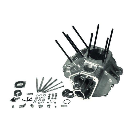 92-99 crankcase assembly, STD bore. Black