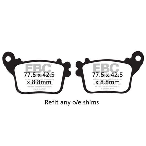 V-pad Semi Sintered brake pads