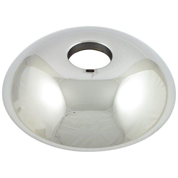 Front hub cap 8". Chrome