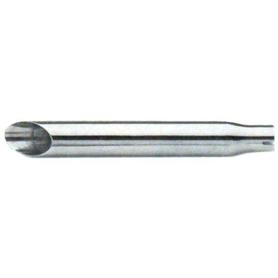 Slash cut universal muffler. 19" long