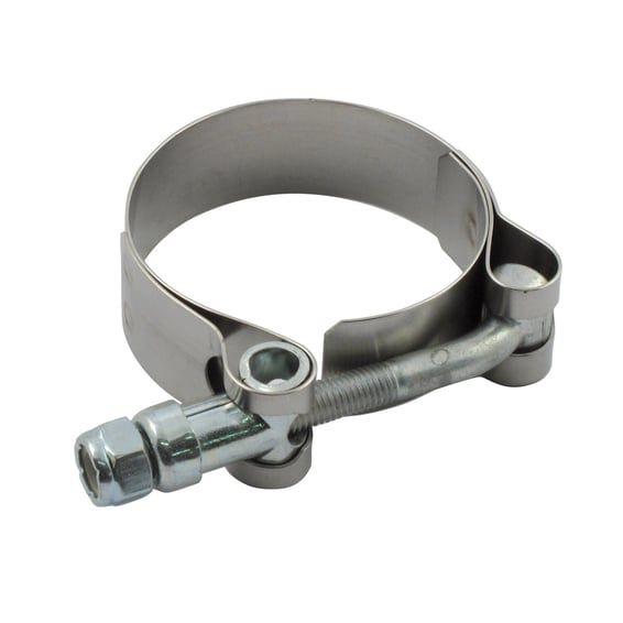 XL Sportster custom header clamp. Stainless