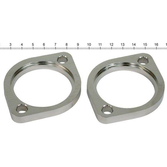 exhaust flange set. Stainless