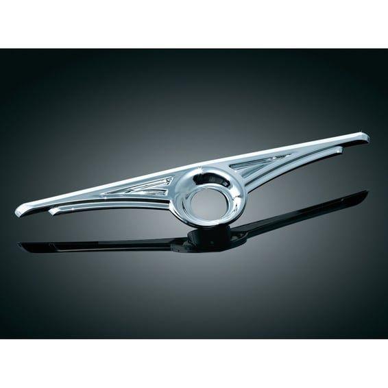 Trunk key hole trim chrome