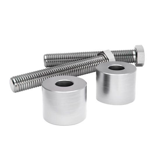 1 inch (25.4mm) riser extension kit. Machined Finish