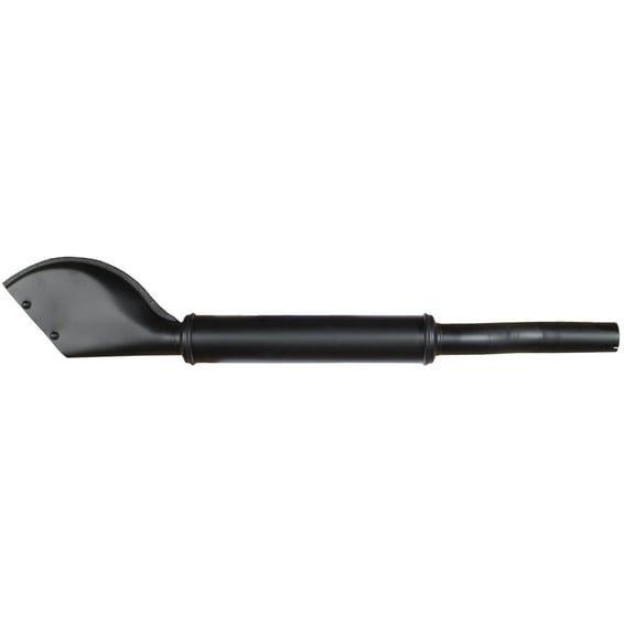 WL Fishtail muffler, black