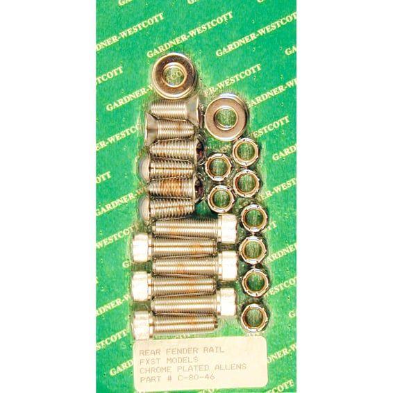 fender strut mount kit. Chrome Allen head