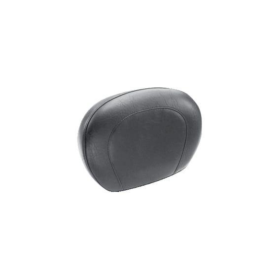 wide vintage sissy bar pad plain black