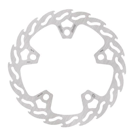 'Flame' rigid brake rotor. Front left