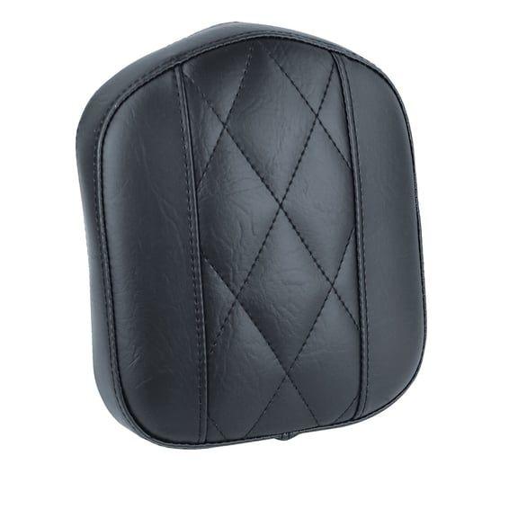 OEM style sissy bar pad. Black. Diamond