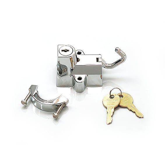 Helmet lock chrome