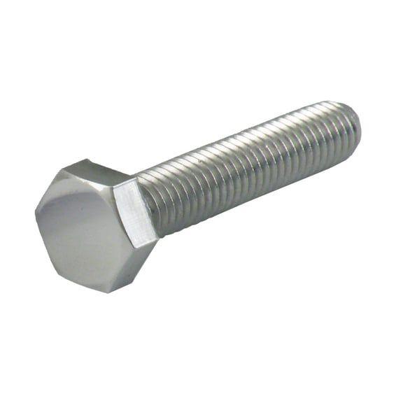 M12 x 60mm hex bolt, pol. stainless