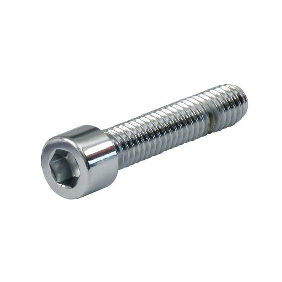 Polished allen bolt, chrome 5/8-18 x 5 1/2