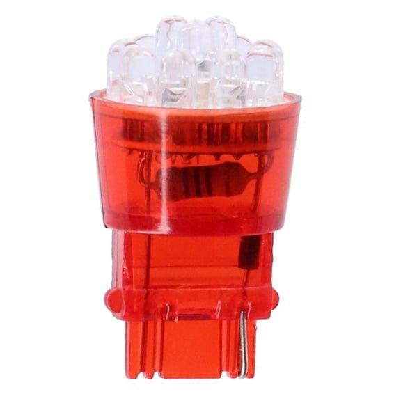 LED wedge turn signal bulb #3156 base. Red light
