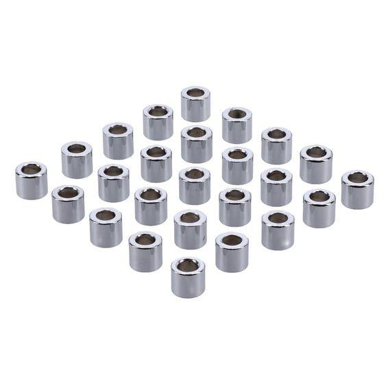 Chrome spacers - 25 pack