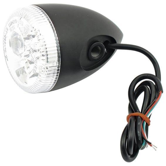 3-1 LED bullet taillight / turn signal combo. Black. Clear