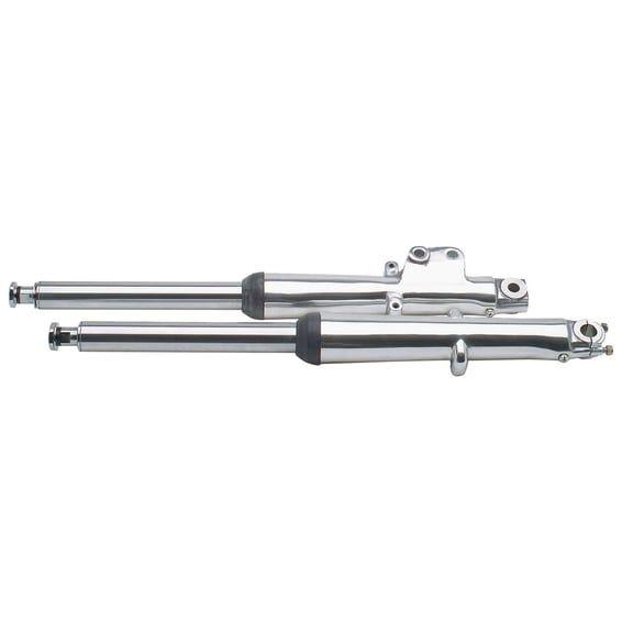 72-84 41mm fork tube & slider assembly set. +2" overstock