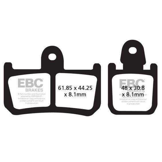 Organic brake pads