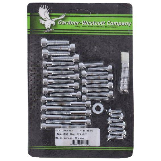 Big Twin side cover mount kit, chrome allen