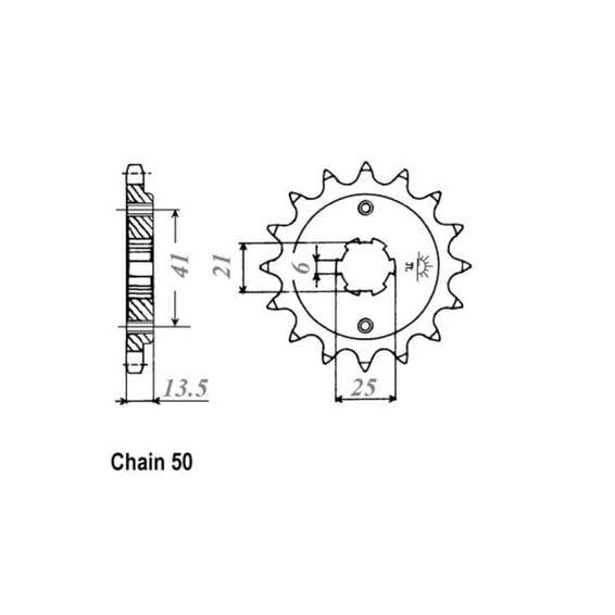 JT Front Sprocket 286.15