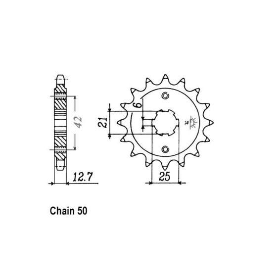 JT Front Sprocket 288.17