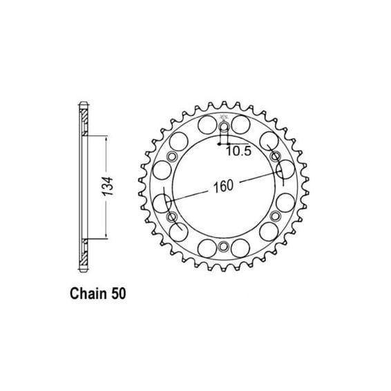JT Rear Sprocket 1306.42