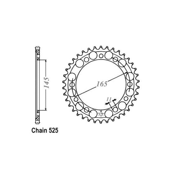 JT Rear Sprocket 1311.44