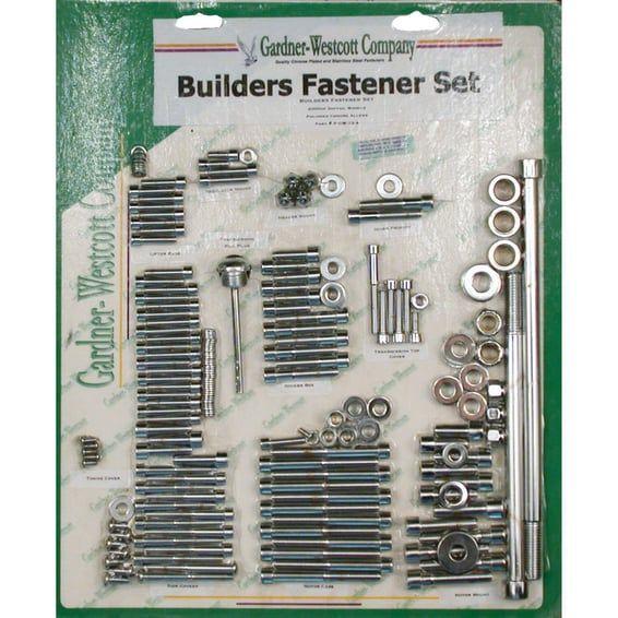 Builders fastener set, polish. allen