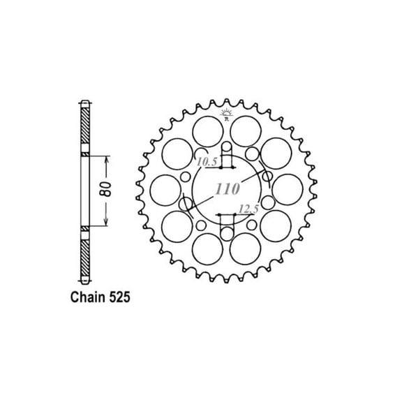 JT Rear Sprocket 1332.38
