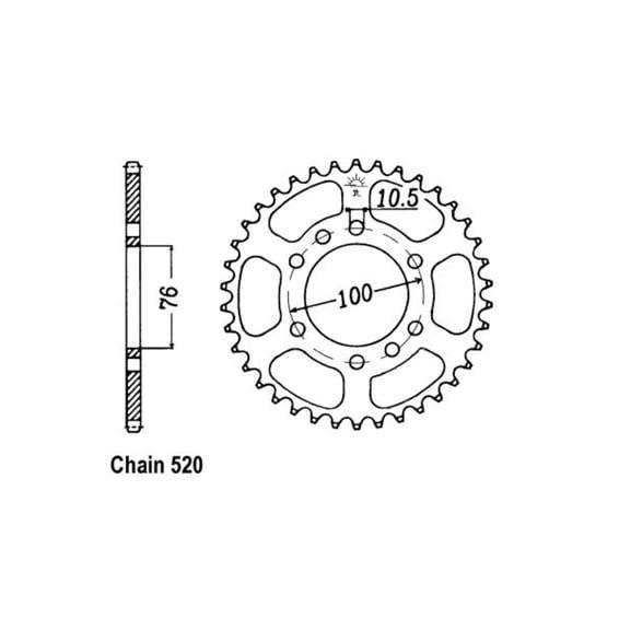 JT Rear Sprocket 1825.37