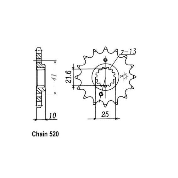 JT Front Sprocket 308.14