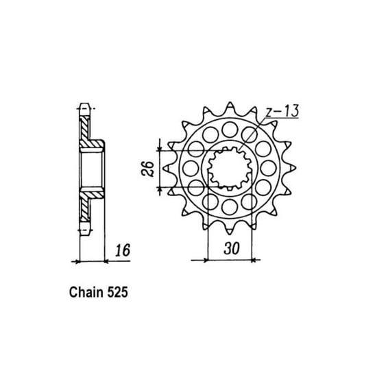 JT Front Sprocket 313.16