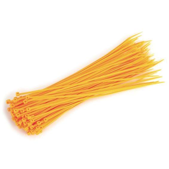 cable straps. 11.5" (29cm). Yellow