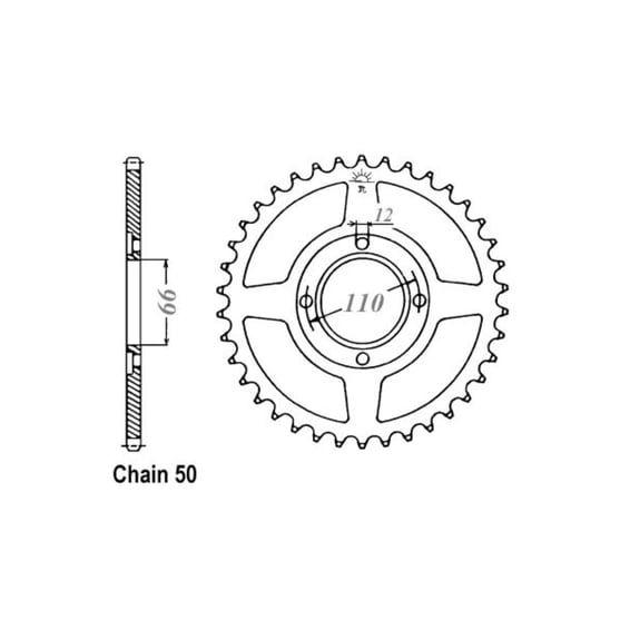 JT Rear Sprocket 849.38