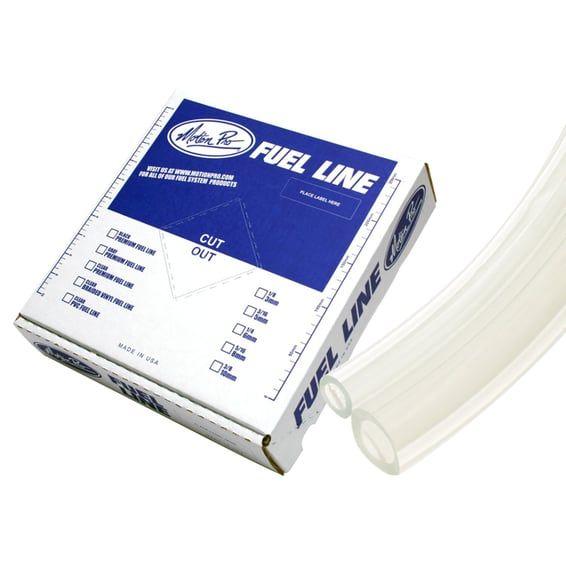 Premium fuel line. Clear