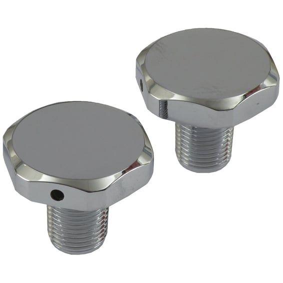 41mm fork tube cap bolts. Chrome