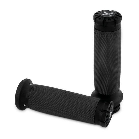Hawk Billet grip set. Black Textured