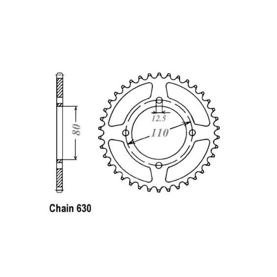 JT Rear Sprocket 333.41