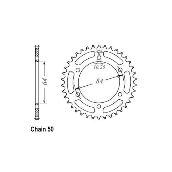 JT Rear Sprocket 814.44