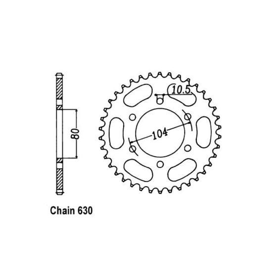 JT Rear Sprocket 501.46