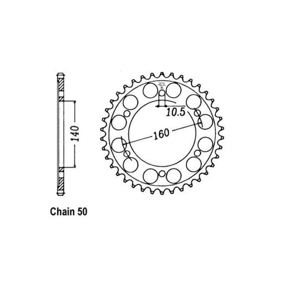 JT Rear Sprocket 502.45