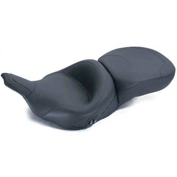 Wide Touring seat. Heated