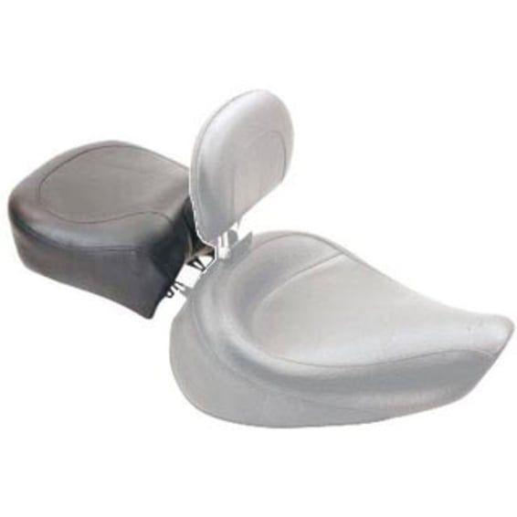 Wide Touring passenger seat. Recessed