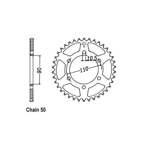JT Rear Sprocket 850.33
